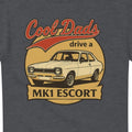 Cool dads drive a Mk1 Escort T-Shirt inspired design for the Ford Mk1 Escort ent