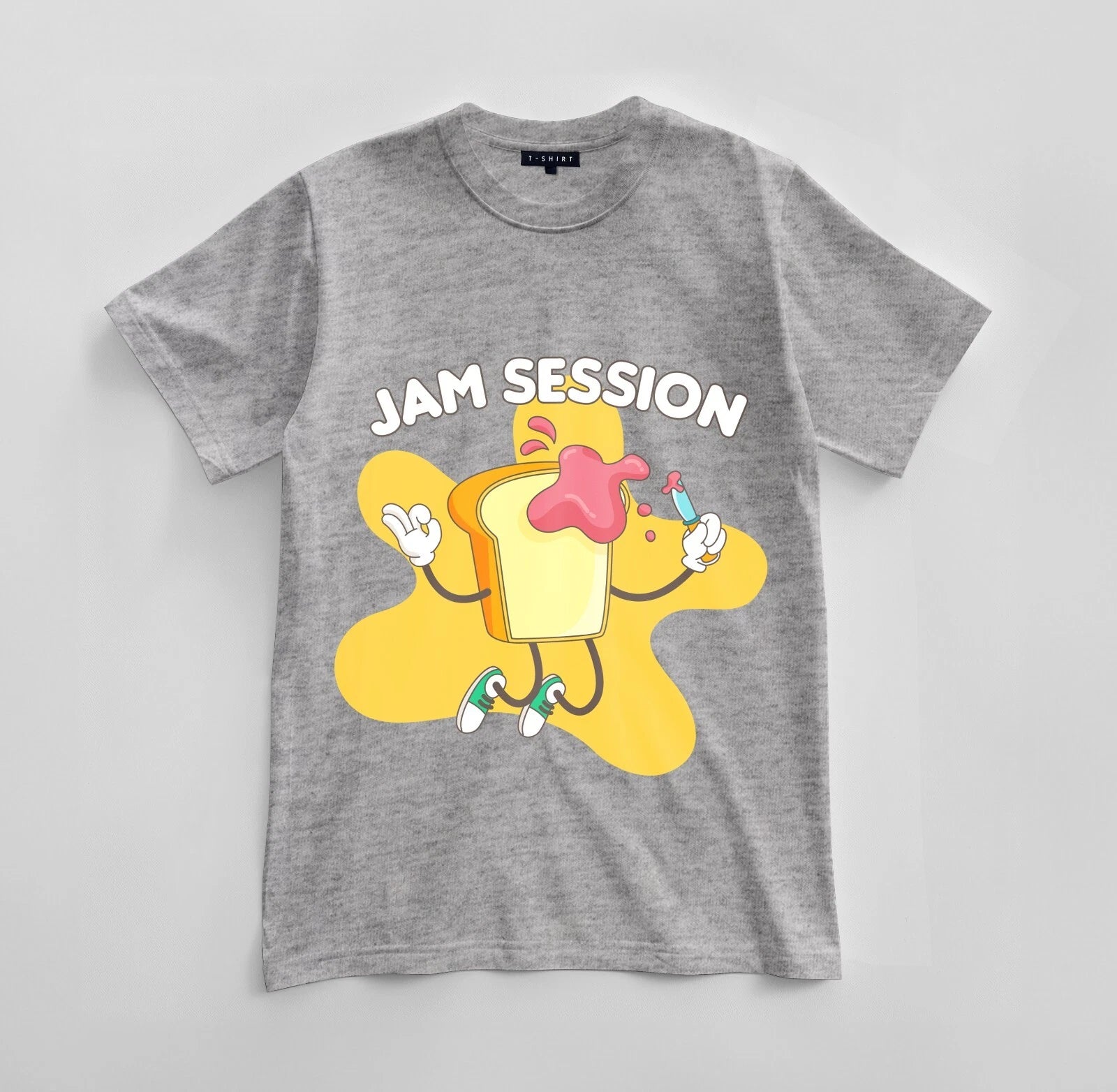 Custom Jam Session Vibes Graphic T-shirt Design Unisex Jersey Short Sleeve Tee