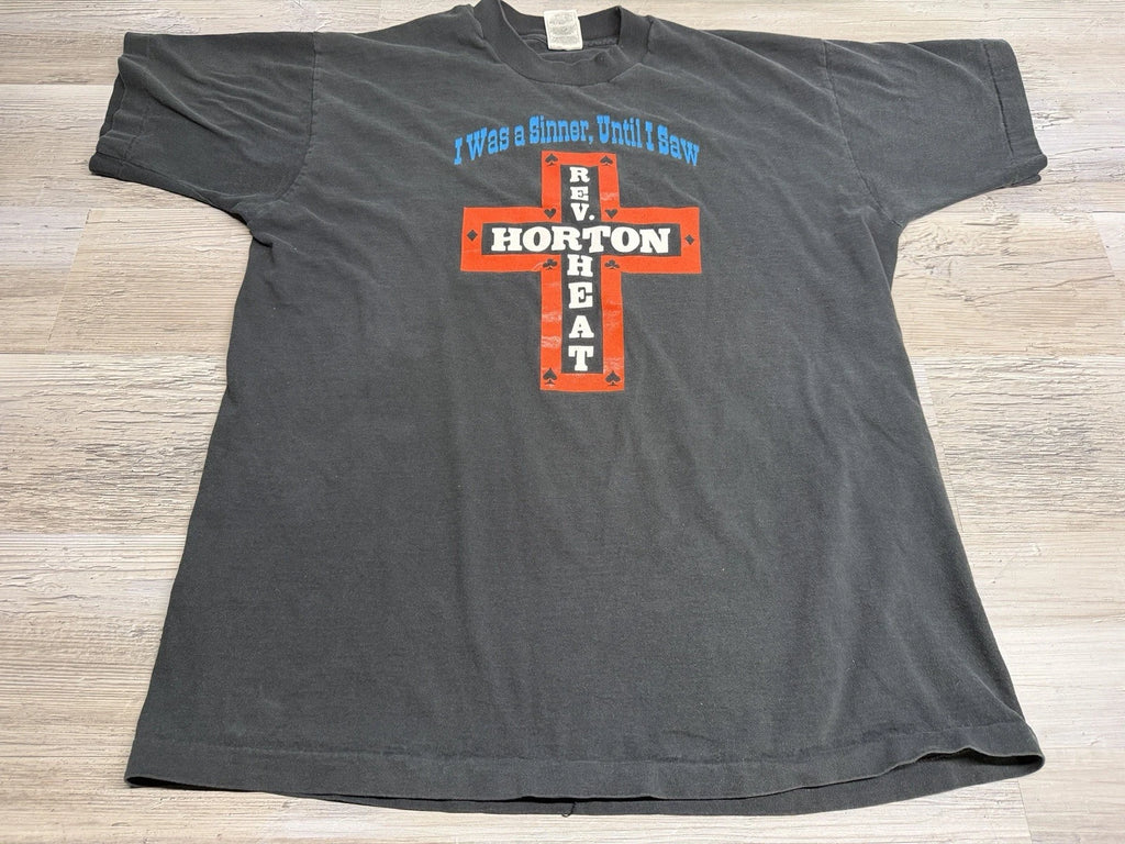 Vintage Reverend Horton Heat Shirt XL I Was A Sinner Punk Rock Mens Rockabilly