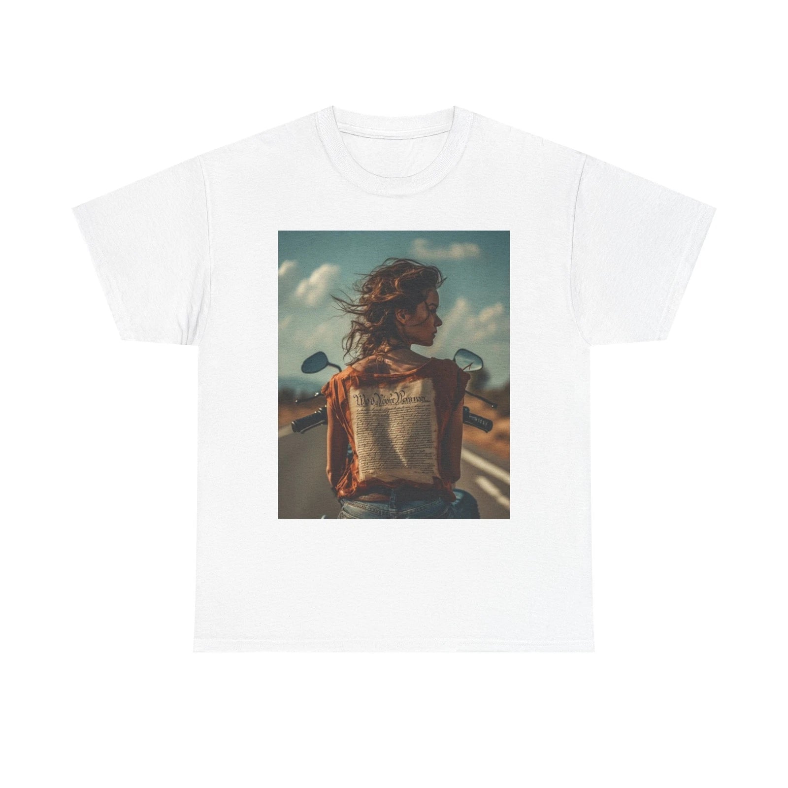 Vintage Inspired Unisex Heavy Cotton Tee, Retro T-Shirt, Boho Style Shirt, [...]