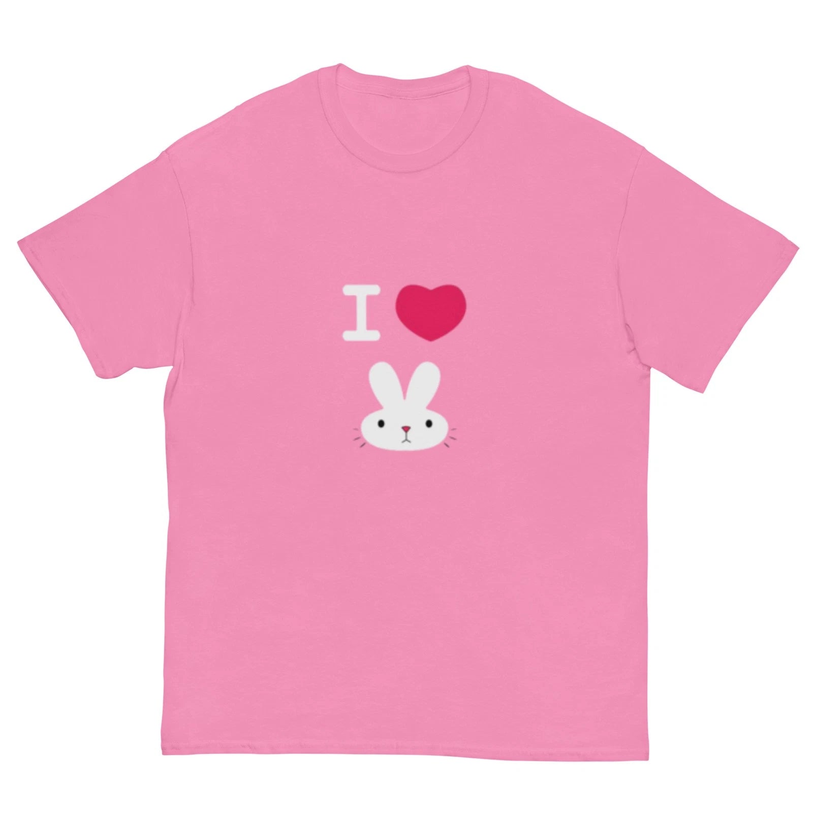 I Love Bunny - Princess Bubblegum Adventure Time Cartoon 100% cotton Tee