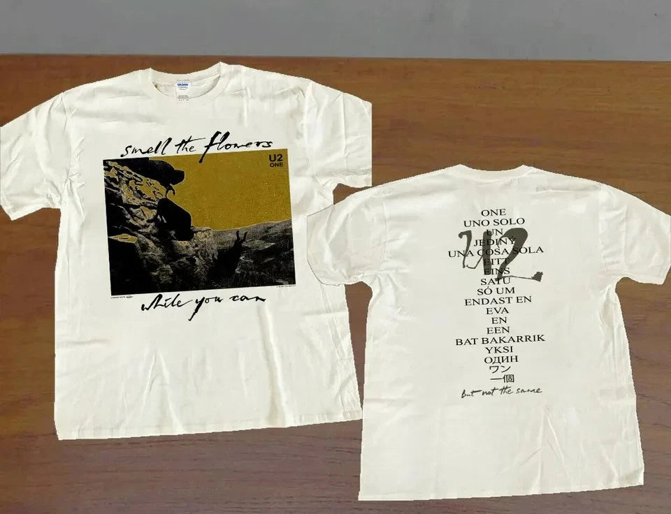 U2 One Smell The Flowers 1992 Tour Concert T-Shirt