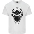 A Football Skull Soccer Footy Mens Cotton T-Shirt Tee Top