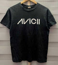 Vintage Avicii Logo T-Shirt Classic Black Cotton Collection Music Lover Tee