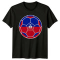 Haiti Flag Soccer Ball T-Shirt Haiti Pride Soccer Gift For Him And Her