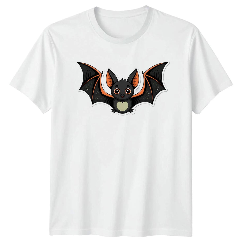 Cute Cartoon Bat T-Shirt Halloween Gift For Him And Her