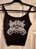 Bring me the horizon Crop top ribbed bring me the horizon Tank Top Cropped Xs_2x