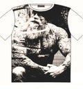 Tattooed Biker Body Builder T Shirt Street Fashion Mens Ladies