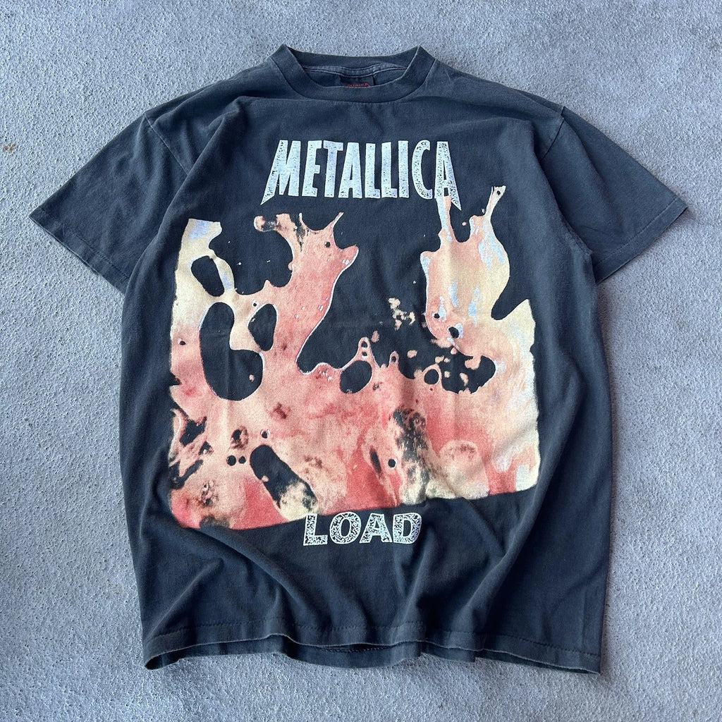 Vintage Rare METALLICA AOP Load Lg All Overprint 90s Giant VTG T-shirt REPRINT