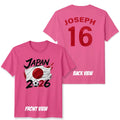 Japan Personalized Custom Name And Number Unisex T Shirt Football Fan Top