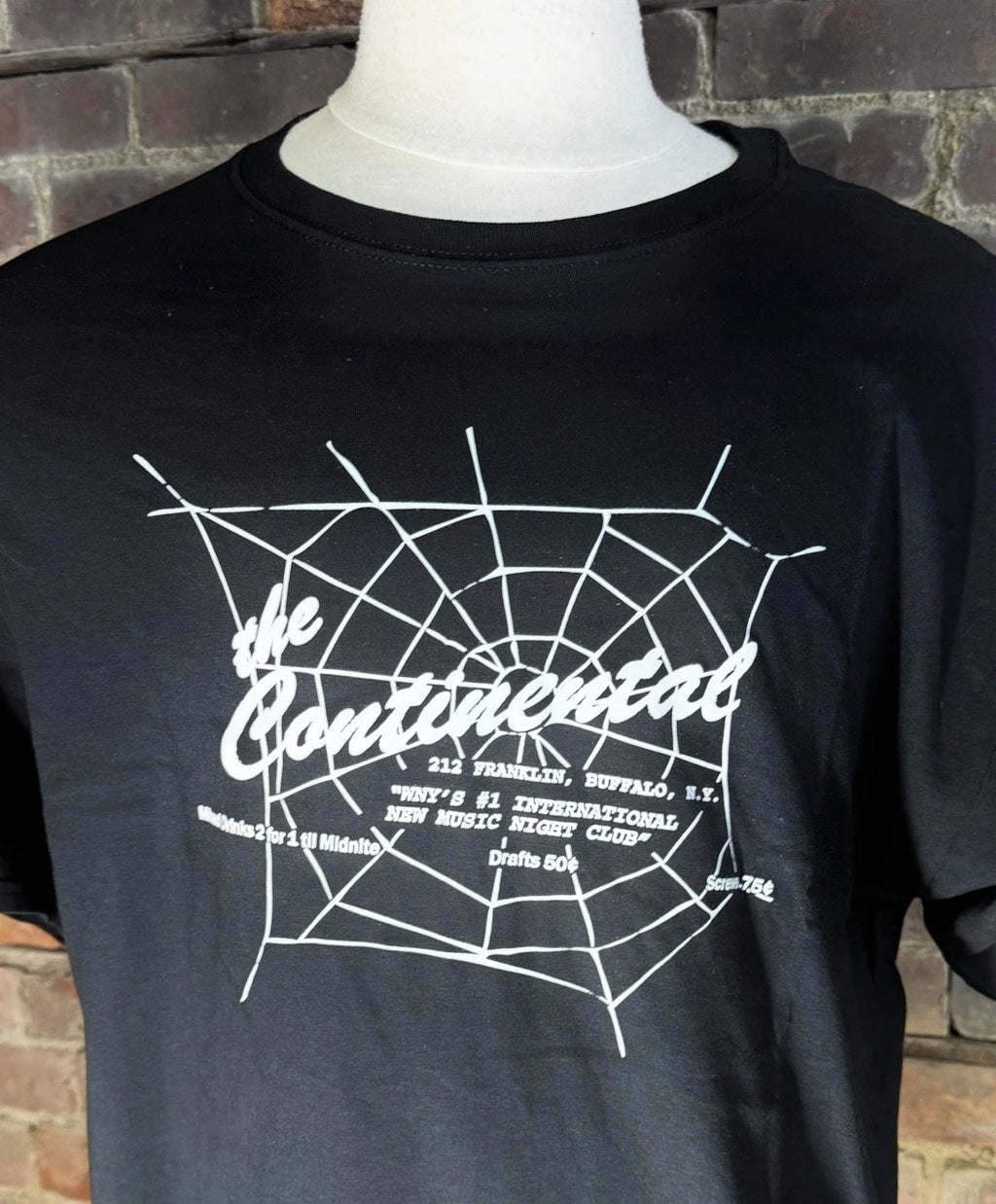 The Continental Punk/new Wave Club Buffalo New York.SizeXL.Black Cotton