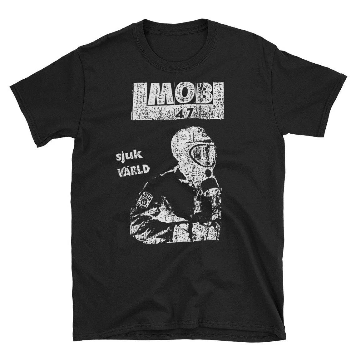 Mob 47 T-Shirt, Anti-Cimex, Framtid, Crass, Disclose, Doom, Headclea, Unisex tee