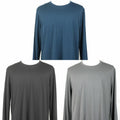 RBX T-Shirt Poly Double  Knit Jacquard Long Sleeve Crew Neck M,L,XL,2XL