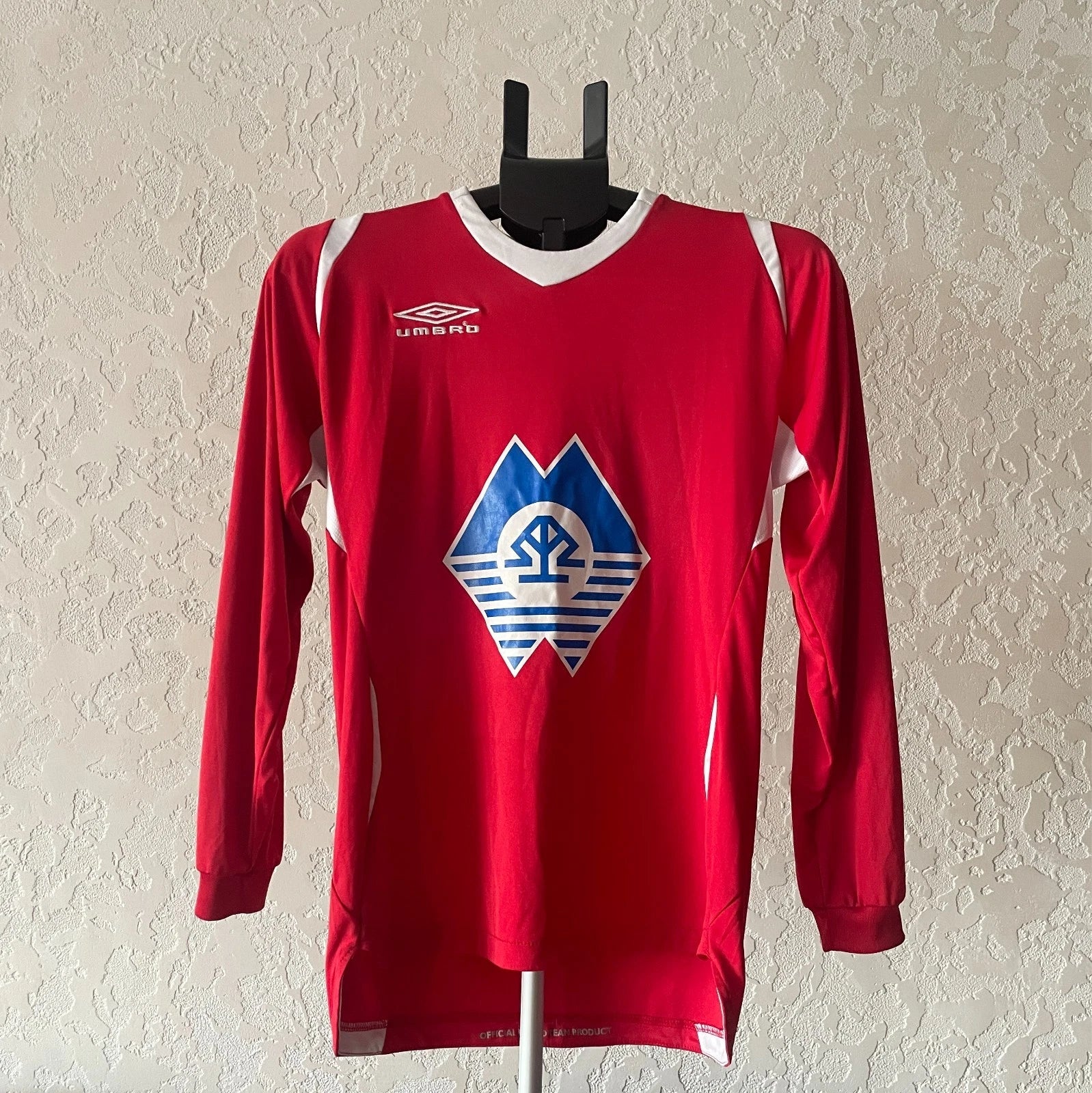 Vintage Football Soccer Shirt Jersey Top Longsleeve Umbro Mens size S height 164