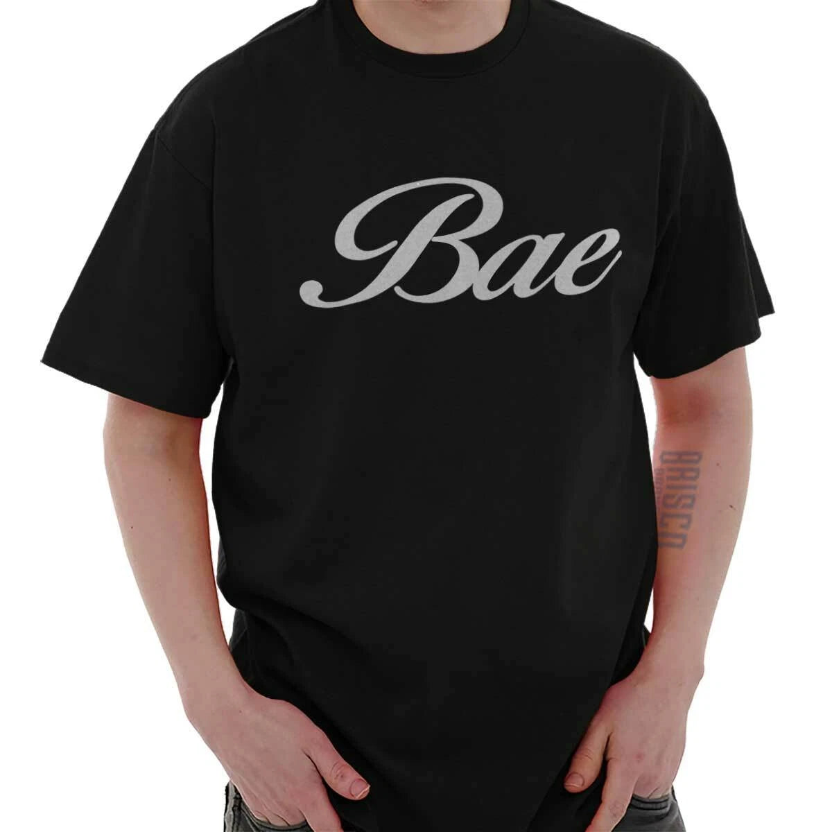 Bae Cute Valentine Day Couple Dating Gift Womens Graphic Crewneck T Shirt Tee