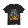 Skeleton Cowboy Drinking Western Grunge Retro Graphic Men's T-Shirt