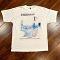 White Radiohead OK Computer Promo Shirt Vintage Indie Rock Band Tee S-5XL