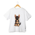 German Shepherd T-Shirt - Unisex Cute Dog Cartoon Graphic Pet Lover Tee
