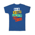 Gift T-Shirt : Dad Jokes Are How Eye Roll Fathers Day For Father Humor Funny Art