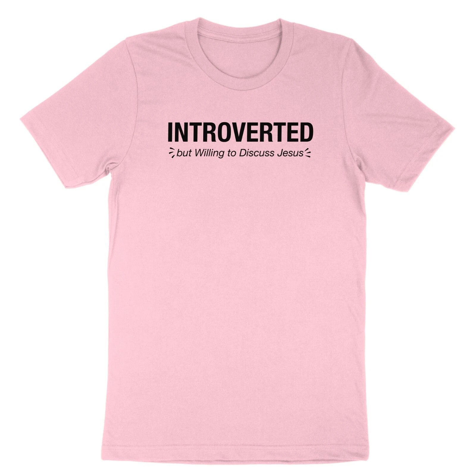 Introverted Willing To Discuss Jesus shirt Jesus Love Tee Religious Christ Jesus