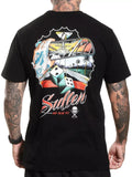 Sullen Art Collective True Artist Pin Up Tattoo Men's Premium Tee NOT DEAD YET