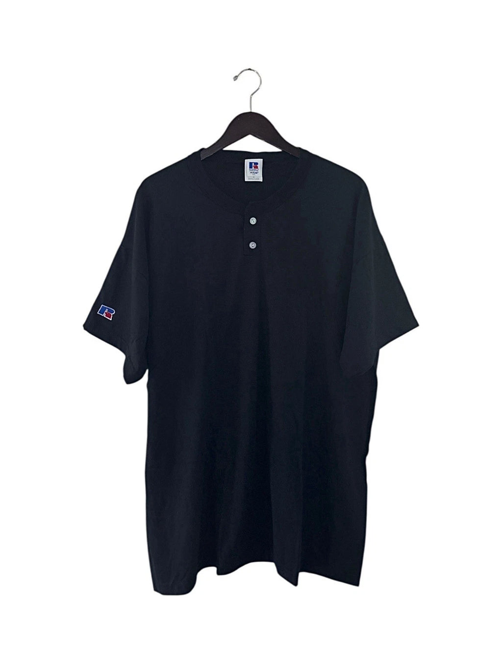 vintage russell athletic henley shirt mens size XXL deadstock NWOT 90s nublend