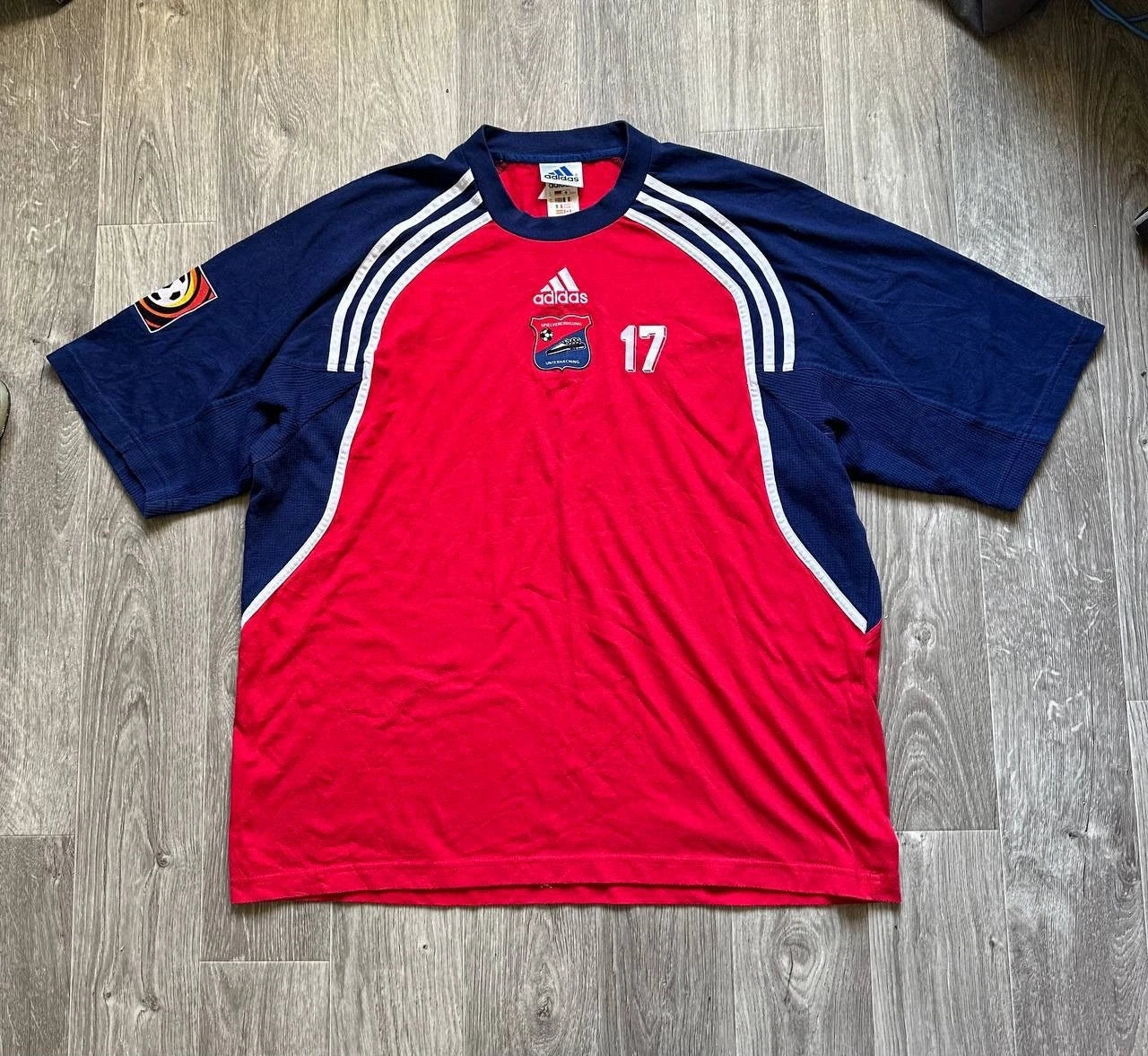 Retro Vintage 2000 Adidas SpVgg Unterhaching Soccer Jersey Shirt Bundesliga XL
