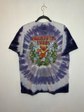 Grateful Dead Tie Dye T-Shirt Purple Ripple Junction Cotton Men’s Size Large