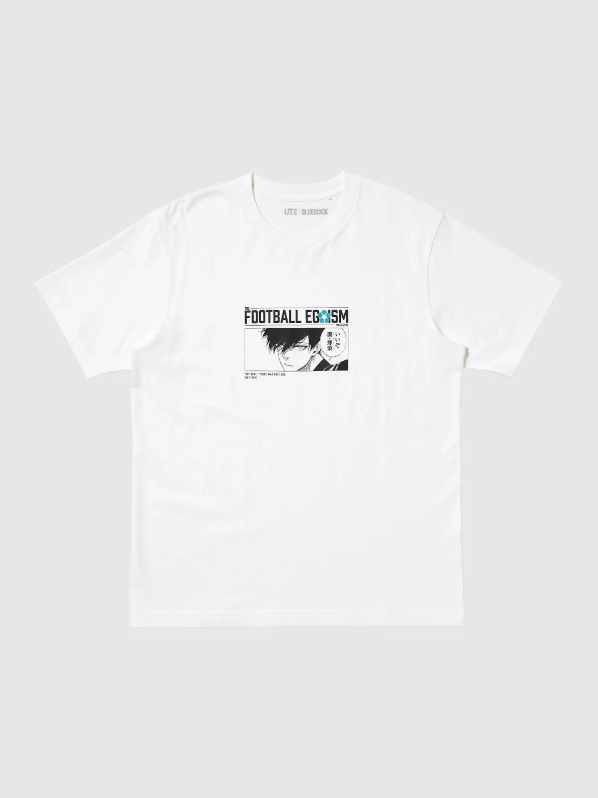 Blue Lock UT Graphic T-Shirt Itoshi Rin Magazine Cover Style White Anime 2026 JP