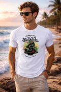 Von Dutch T-Shirt Legendary Gas Oil Graphic Tee Vintage Style Biker Streetwear
