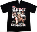 TUPAC SHAKUR T-shirt 2Pac Urban Streetwear Hip Hop Rap Men's Tee Black New
