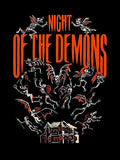 Night of the Demons Title Screen T-Shirt | Haunted House Design, Horror Tee