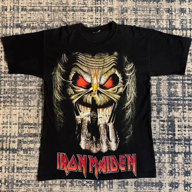90s IRON MAID3N PEYOTE MEXICAN BOOTLEG Vintage T-Shirt Reprint
