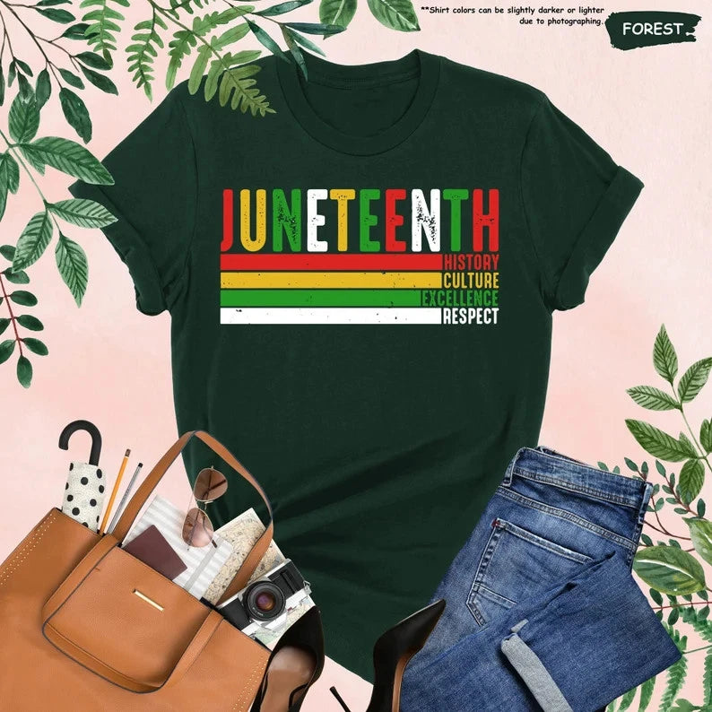 Juneteenth Shirt Black History Black Lives Matter Melanin Tee