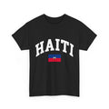 Haiti Flag Shirt, Haiti Soccer Lovers Haitian Women Men Pride T-Shirt
