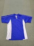 Vintage Team Hawaii Adidas Soccer Jersey Shirt  Men L Blue White 90s 00s  #12