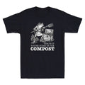 That's It You're Going in The Compost Funny Frog Gardening Meme Men's T-Shirt