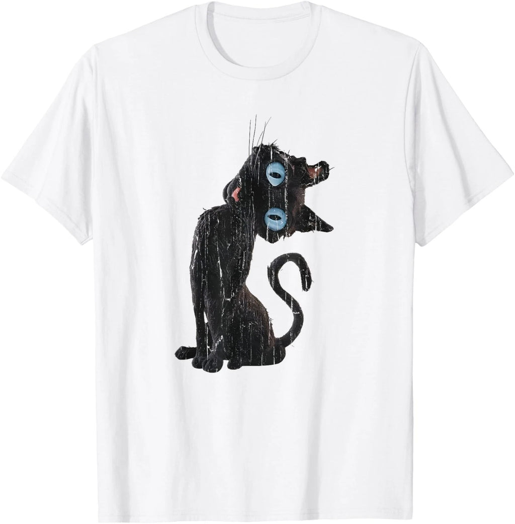 Coraline Cat, Creepy Cat, Cute Cat Meme T-Shirt