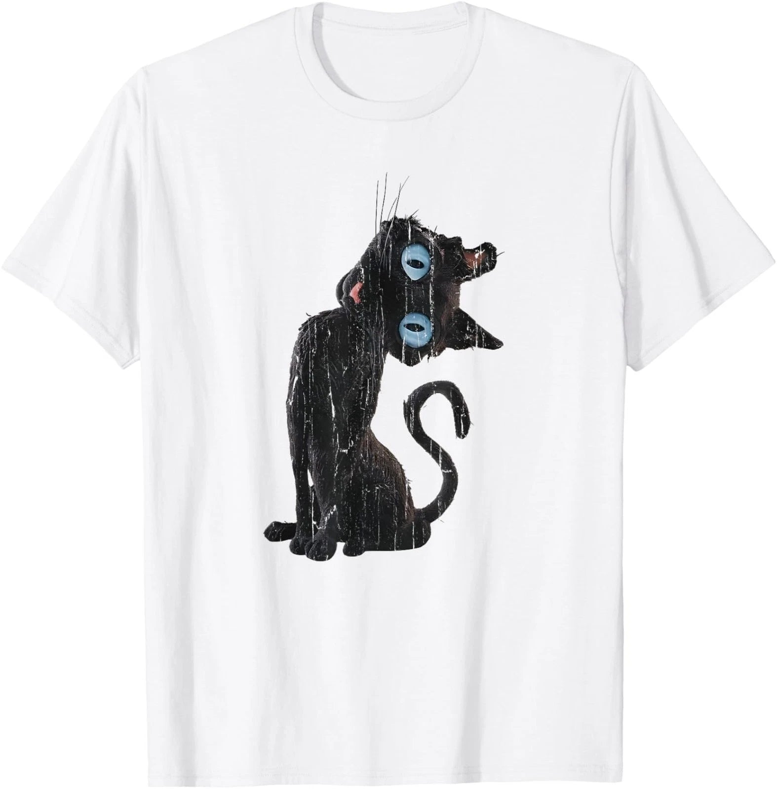 Coraline Cat, Creepy Cat, Cute Cat Meme T-Shirt