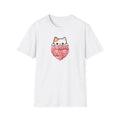 Kawaii Cat Mom Heart Tee T-Shirt | Cute Kitty Cat Mom Shirt