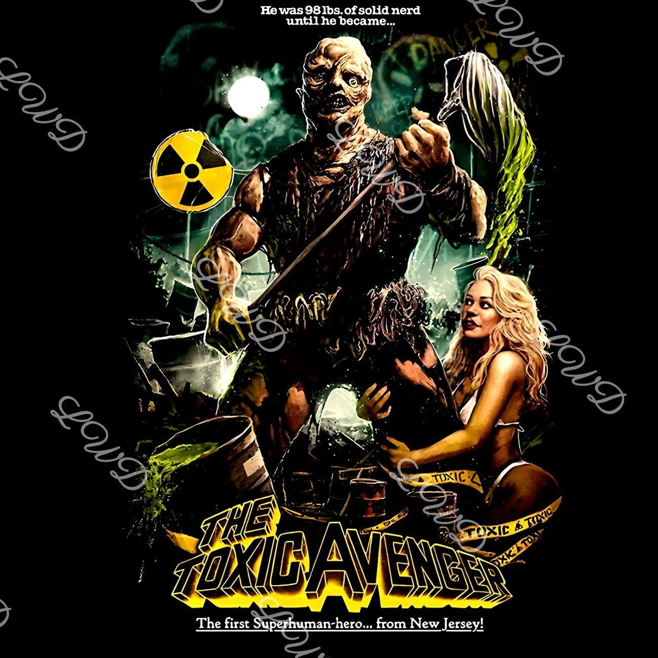 The Tocix Avenger Sci‑Fi Mutant T-Shirt | 80's Vintage Horror Movie Poster Art