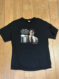 Fox 2004 Office Space Bill Lumbergh Movie Promo Black T-Shirt Size Large