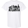Inktastic Atlanta Skyline Grunge T-Shirt Skylines Silhouette Georgia Born Mens