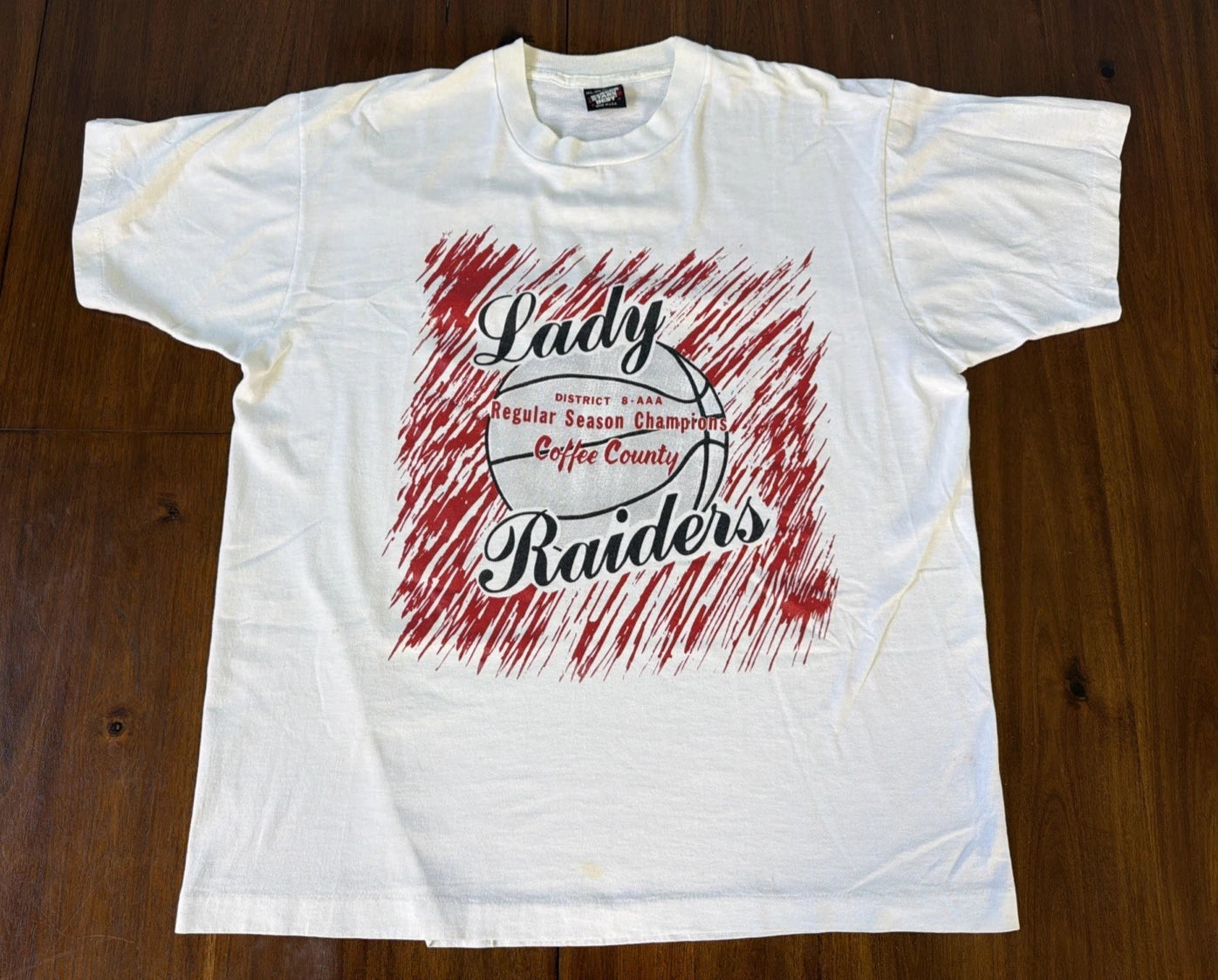 Lady Raiders Coffee County Screen Stars Best Signature Shirt Size XL