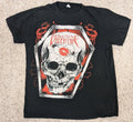 Bullet For My Valentine Shirt Mens Medium Black Heavy Metal Band Tee Skull Y2K