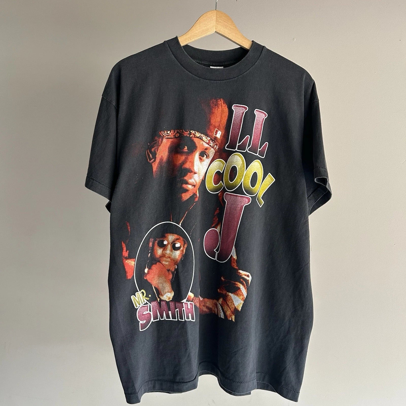 LL Cool J Doing It And Doing It Well Vintage Reprint Bay Club Tag Rap T Shirt XL