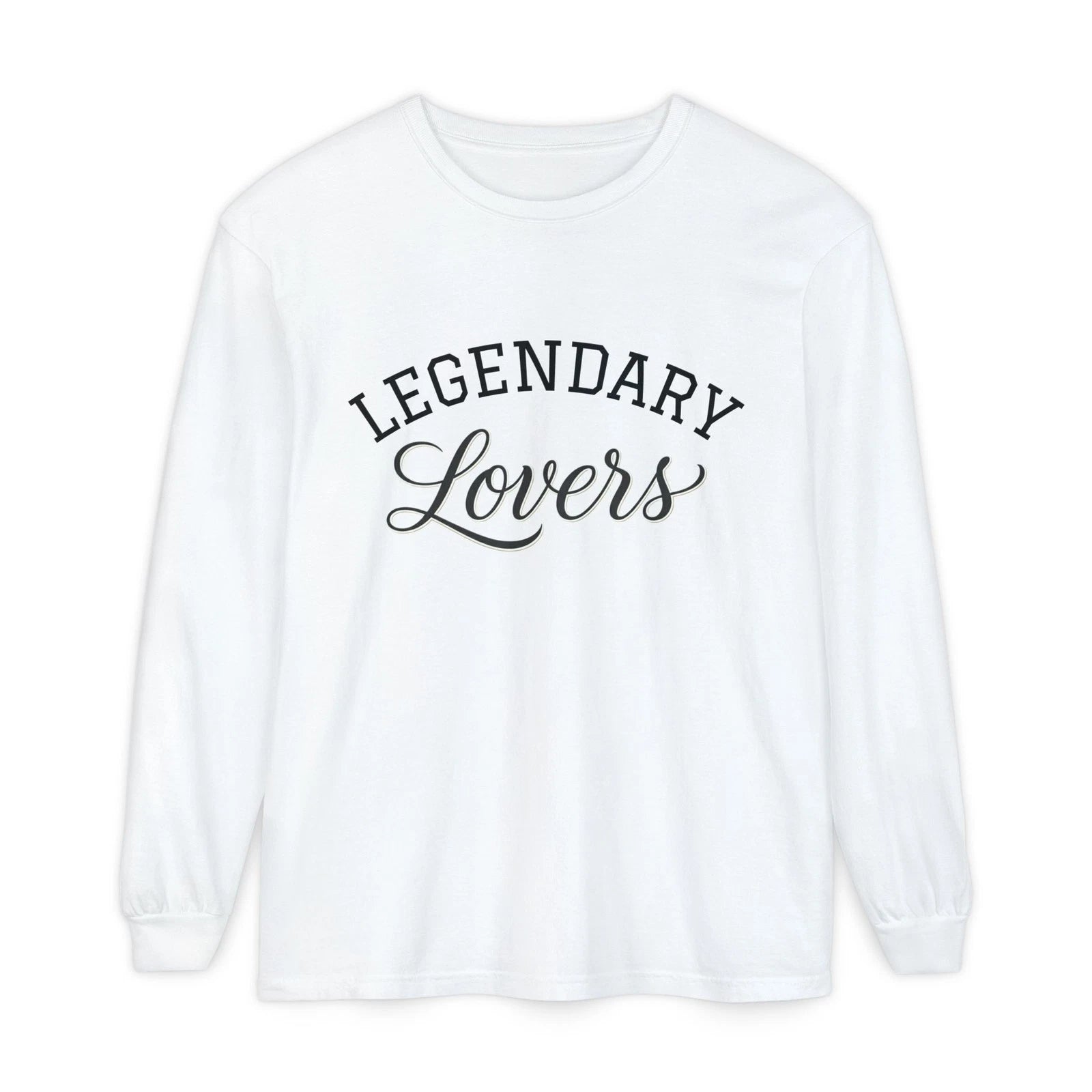 Legendary Lovers Long Sleeve T-Shirt | Script Typography