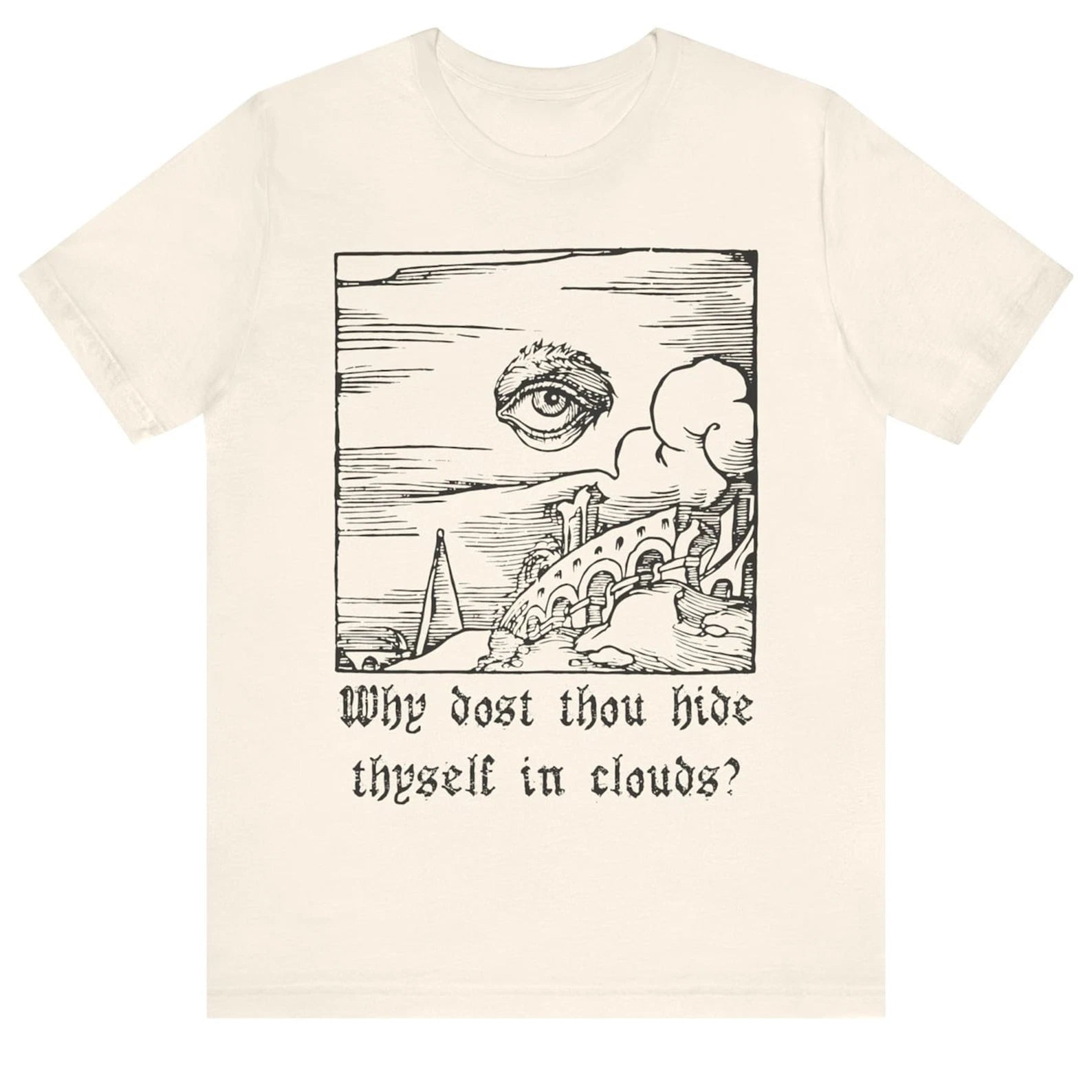 William Blake Shirt Poetry Eye of God Bookworm Gift Why dost thou hide thyself
