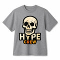 Hype Crew Cartoon Skull Streetwear Retro Graphic Cotton T‑Shirt Unisex