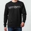 Umbro Y2K Mens Shirt Graphic Logo Black Small Sportswear Soccer minimalist